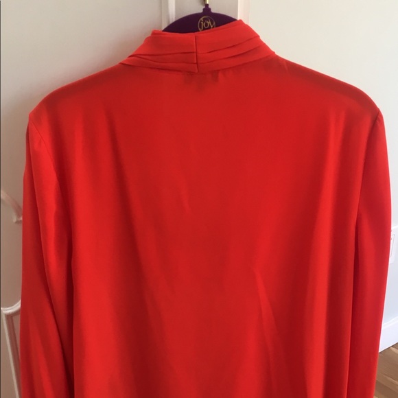 Vince Camuto lipstick red blouse - Picture 3 of 5